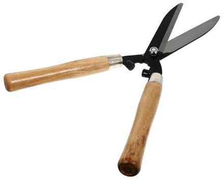 TOYANDONA Gartenschere Holzgriff Für Heckenschnitt Rasenschere Baumschneider Hochcarbonstahl Ergonomisch Gartenschere Gartenarbeit