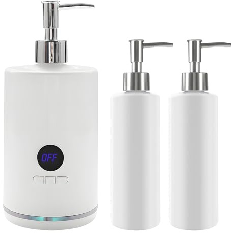 Massageölwärmer, Massageöl Wärmer Temperatur Einstellbar 30-65 Grad Massage oil Warmer Massageöl Erwärmer mit 2 Intern Plastikflasche Massageölwärmer für Rückenmassage