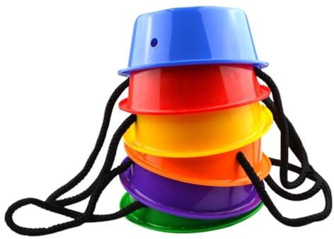 TOBBOMEY 1Set Outdoor Balance Training for Funny Plum Pile Exercise Equipment for Kindergarten Games Non Slip Design for Coordination and Motor Skill Development