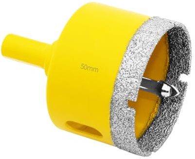 Aohhy 50mm Diamant Lochsäge mit Zentrierbohrer,Diamant Bohrkron Fliesenbohrer für Glas, Fliese, keramisches, Marmor, Kalkstein, Quarzit