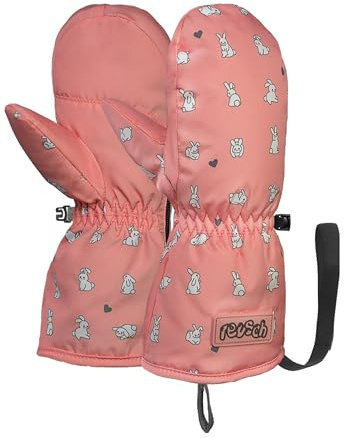Reusch Winter-Fäustlinge Babys & Kinder | warm, weich & Winddicht | extra atmungsaktiv, Reißverschluss für leichtes Anziehen, Kinderhandschuhe für Alltag & Outdoor, 1-6 Jahre, Sleepover Mitten