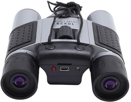 Luocute Binocolo Digitale 10x25 con Fotocamera Video HD Foto Telescopio Portatile con Ingrandimento 10X con Scheda di Memoria da 32 GB