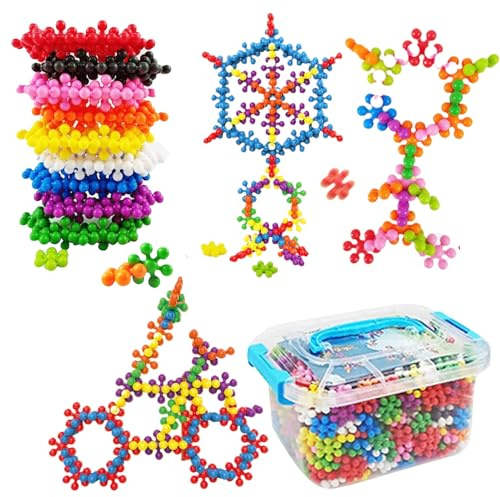 Bloque Encastrable – PP 2,6cm | Bloque De Construcción Encastrable | Juguetes STEM | Set Gigante De Construcción Para Educación Infantil, Juego Creativo, Aprendizaje Temprano Y Actividades Constructiv