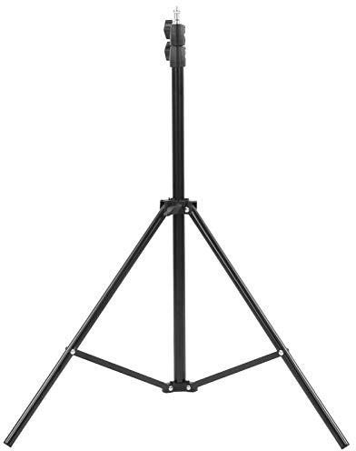 Support d'éclairage annulaire Professionnel, Support de trépied réglable pour Diffusion en Direct, Maquillage, Photographie en Studio, 215 cm, Noir