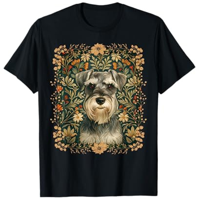 Salière et poivrière Schnauzer Miniature Vintage T-Shirt