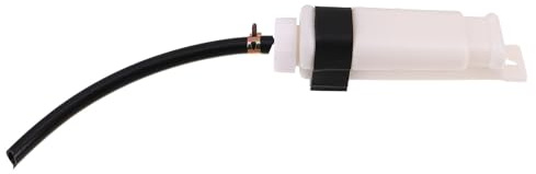 Amosfun Réservoir de Moto avec Court, Bouteille de Trop-plein Antigel Compatible Radiateur, Accessoire de Récupération Liquide Refroidissement, Étanche et Solide, pour Entretien Moto