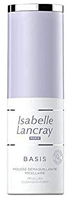 Isabelle Lancray, Paris BASIS Mousse Démaquillante Micellaire 100 ml - cremig-weicher Reinigungsschaum - entfernt zuverlässig Make-Up und Schmutzpartikel von der Haut - für alle Hauttypen geeignet