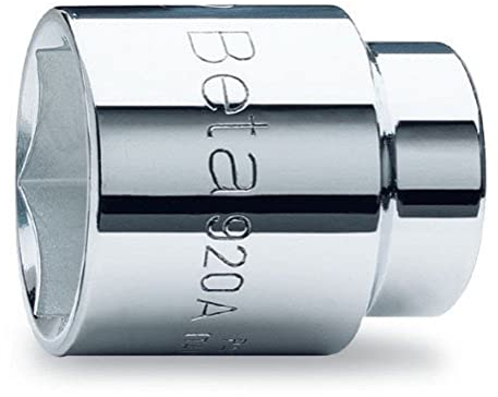 Beta 920A 27 - Chiavi a bussola con attacco quadro femmina 1/2 bocca esagonale, cromate