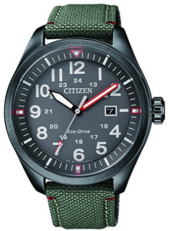 CITIZEN Orologio Analogico al Quarzo Uomo con Cinturino in Nylon AW5005-39H
