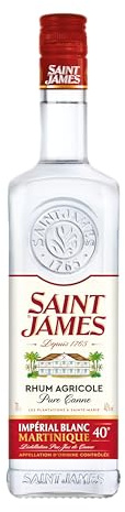 SAINT JAMES - Rhum Blanc Agricole Pure Canne - 70cl