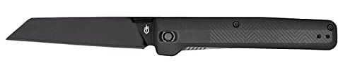 Gerber fickkniv med bältesklämma, Pledge, 7Cr17MoV rostfritt stålblad i omvänd tanto-look, handtagsskal av glasfiberförstärkt nylon, bladlängd: 9,2 cm, 1067370
