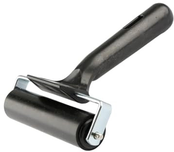 Thyonta Printing Ink Printmaking Roller Sturdy and Durable Thickened Latex Paint Print Roller Suitable for Oil Printmaking Art Cuts（10cm*15cm）