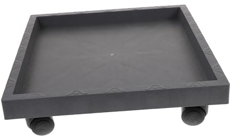 Levemolo Base per Fioriera Ruote in Resina Pp 15 Pollici Carrello Robusto per Piante Grandi e Pesanti per Giardinaggio Domestico