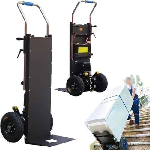 Carro Eléctrico para Subir Escaleras Duradero Carros para Subir Escaleras con Carga,Carretilla para Subir Escaleras Eléctrica Portátil Equipos Pesados Materiales De Construcción,01