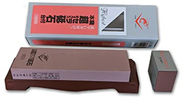 Naniwa Ebijirushi Super Ceramic Chocera Sharpening Stone with Stand Grit #3000 - SS-3000 Brown