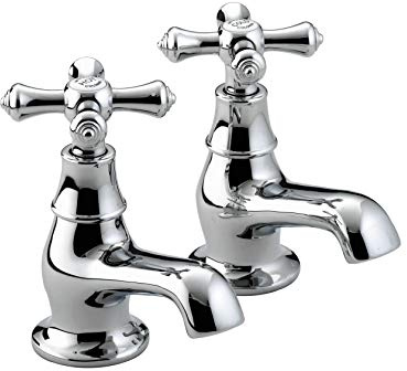 Bristan Colonial Traditional Bathroom Taps, Chrome Pillar Bath taps | K 3/4 C, Traditional design, Bathroom sink taps, Matching shower available, Lifetime Cover