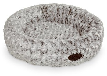 Nobby 71483 munkkudde för små hundar och katter Arusha Ø 45 cm brun melerad