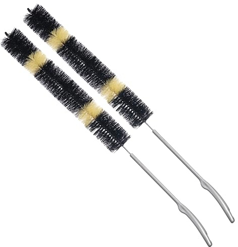 KONEX 30 Inch Long Dryer Lint Brush Vent Cleaner | Heavy-Duty Flexible Radiator Brush | Dryer Vent Trap | Bendable for Your Appliance Care Home Essentials (Pack of 2)