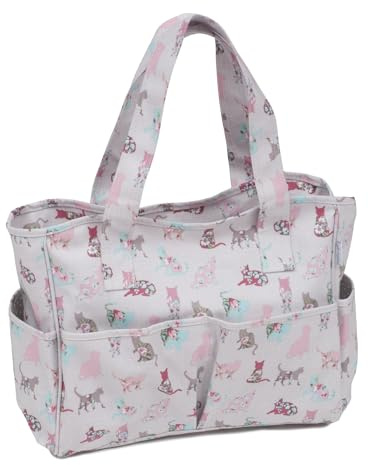 Hobby Gift Exclusive Craft Bag, Shoulder Bag, Knitting Bag, Yarn Storage, School bag, 13 x 34.5 x 29cm