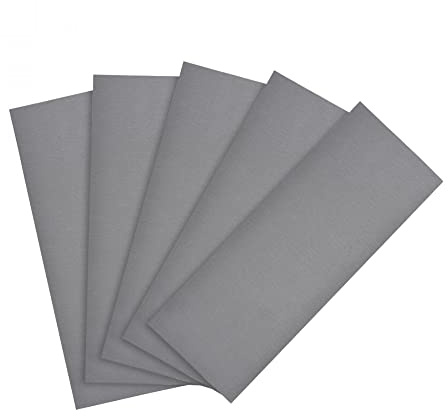 sourcing map 3000 Grits Sanding Sheets 9-inch x 3.6-inch Wet Dry Silicon Carbide Sandpaper for Wood Furniture Metal Polishing 5pcs