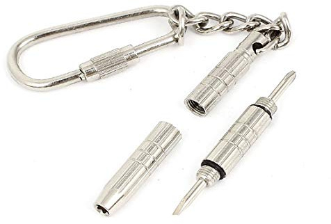 New Lon0167 3 in Featured 1 Mini Screwdriver reliable efficacy Key Chain Keyring for Glasses Phone Watch Repair(id:b88 ea 09 8b3)