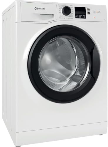 Bauknecht BPW 914 A Waschmaschine Frontlader/ 9kg/ kraftvolle Fleckentfernung/Kurz 45 / Clean Plus/Kurz 30 / Anti-Allergie Plus/Mengenautomatik/Option Extra Touch/Dynamic Inverter Motor, Weiß
