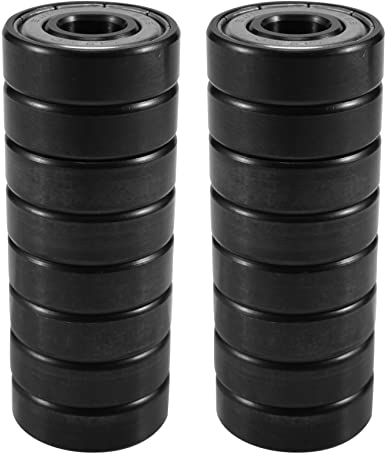 Yeruvce 16 StüCk Keramik 608 Kugellager 8X22X7Mm ABEC-11 Hybrid 6 ZrO2 Kugeln Lager Skating Inline Roller