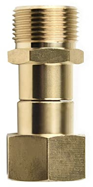 Giunto Girevole In Ottone M22 15mm Filettatura Rondella Di Pressione Giunto Girevole Connettore Senza Piegatura Raccordo Per Acqua Connettori