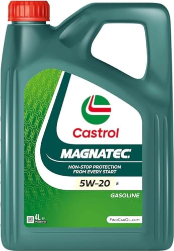 CASTROL Motoröl 5W-20 Magnatec Motor Öl API SN Stop-Start E 4L Kompatibel mit FORD Fiesta Mk6 Schrägheck JA8, JR8 FOCUS III Turnier Fiesta Mk5 Schrägheck JH1, JD1, JH3, JD3 Kuga Mk2 DM2