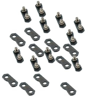 Changyeah Chain Buckle, 10 Oilsaw Chain Connector, Robust Chain Connector, High-Strength Connector (Large 3/8)