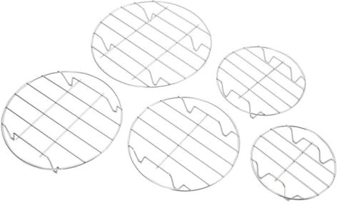 Cabilock Kühlung Rack Draht Backen Rack Für Backwaren Kochrost Backrost Mit Glatter Oberfläche Und Abgerundeten Kanten Für Einfache Und Sicheren Gebrauch Als Dampfgarer Eierhalter
