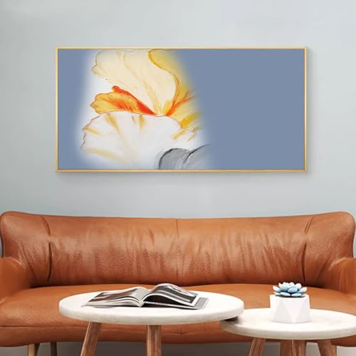 Vibeo Cache Compteur Electrique Coffret Décoratif pour Boîte à Fusibles, Couvre-Tableau Électrique à Peindre, 60-120 cm, Couvre-boîte à Disjoncteurs avec Cadre Doré(Style C,39x20in/100x50cm)