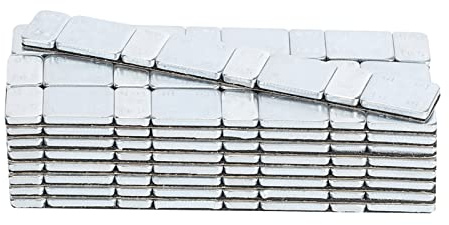 Sorandy Bandes Adhésives Métalliques D'équilibrage de Roue pour L'équilibrage des Pneus de Voiture, Blocs de Poids Auto-adhésifs à Coller 5 G + 10 G X 25 Bandes 60 2,12 Oz, pour Les Types de Roues