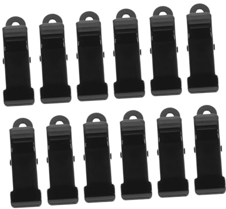 LOLIPPYY 30 Pezzi Morsetti Coccodrillo in Metallo per Test Elettrici e Ricarica Batteria Auto e Barca Clip Mini Molla Nero per Veicoli e Progetti Elettrici