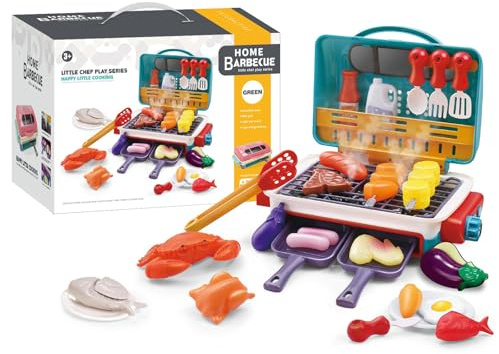 Ensemble de Cuisine Magique pour Enfants, avec Son et lumière, Jeu de rôle, Jouets de Gril pour Enfants, Plaisir culinaire imaginatif