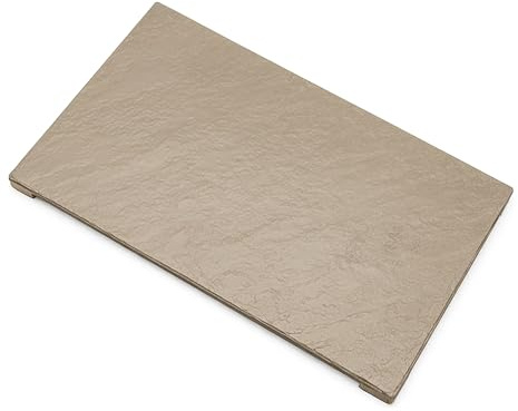Cover Per Piletta Di Scarico Tortora 19,6 x 11,7 cm – Copertura Rettangolare Per Piatto Doccia In Resina – Ricambio Design Minimal