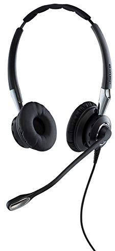 Jabra GN Netcom BIZ 2400 II QD Duo UNC Headset verkabelt On-Ear Schwarz / Silber