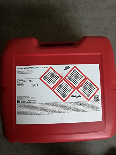 Divinol 80700 20 Liter Mehrzweck-Getriebeöl SAE 80