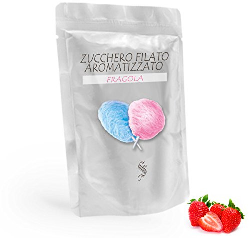 Sucre aromatisé - Fraise - pour machine à barbe à papa 500 gr ( ROUGE )