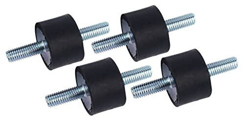 4 Stück M8 30 X 20 Anti Vibrations Gummihalterung Stoßdämpfer Für Luftkompressor Pumpe Puffer