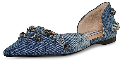 Steve Madden Damen Dalia Mule, Jeansstoff, 36-37 EU