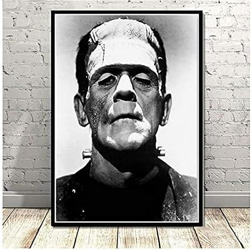 Poster Frankenstein Universal Monsters Vintage-Filmplakat, Wandkunst, Bilder, Poster Und Drucke, Leinwandgemälde, Heimdekoration 50X70Cm Kein Rahmen