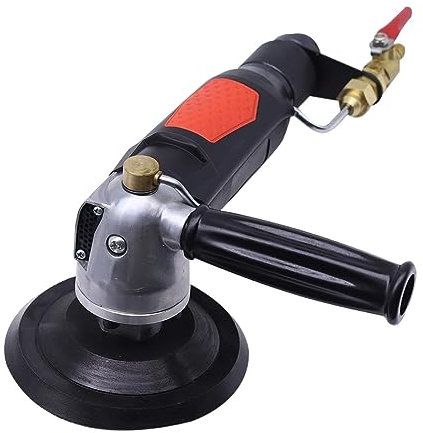 NOALED Broyeur d'air 5 , Ponceuse Professionnelle à Air Humide, polisseuse à Injection d'eau, fraiseuse pneumatique de 5 Pouces, Machine de Polissage largement utilisée