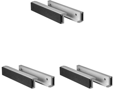 3 Set Mehrzweck-Schraubstock mit weichen Polstern aus Metall, 150 mm, 150 mm, 150 mm