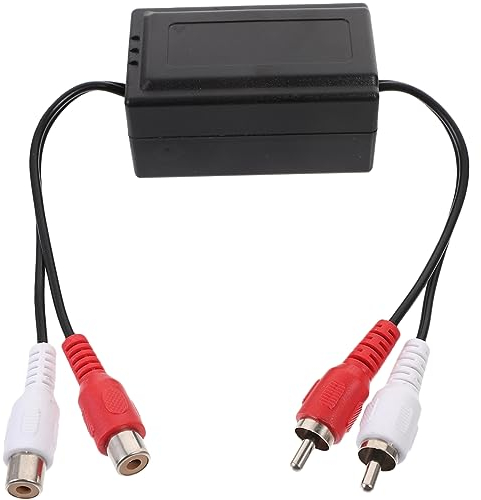 KONTONTY Erdschleifenisolator Rauschfilter Car-Audio-zubehör Brummen Verstärker-rauschfilter Rauschen Für Auto-stereoanlagen Isolator Für Car-Audio-systeme