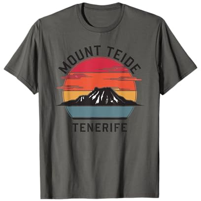 Mount Teide Tenerife Estilo Vintage Camiseta