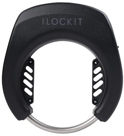 I LOCK IT PRO Rahmenschloss Fahrrad | Fahrradschloss mit GPS Live Tracking | Fahrradschloss hohe Sicherheit | Smartphone App | Smarte 110dB Alarmanlage | Speichenausweichung