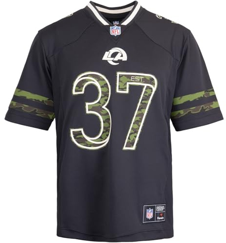 Fanatics NFL Team Camo Jersey Trikot (DE/NL/SE/PL, Alphanumerisch, M, Regular, Regular, Los Angeles Rams)
