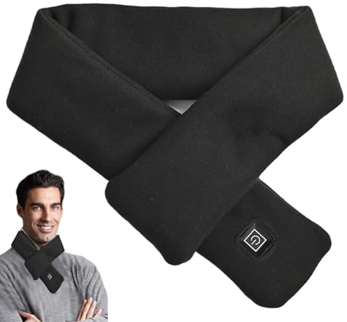 Envoltura Térmica Para El Cuello, Almohadilla Térmica Eléctrica Para El Cuello | Bufanda Cálida Recargable Con 3 Ajustes De Temperatura | Accesorios Inalámbricos Portátiles Del Invierno Del Calentador