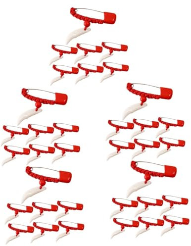 DIYEAH 5sets Craft Making Pin Metal Pin Clips Safety Fastener Small Safety Gold Set 8pcs*5